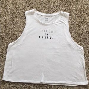 PINK—white tank